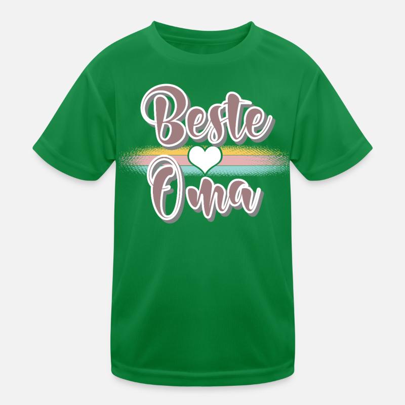 Oma Kinder Funktions-T-Shirt