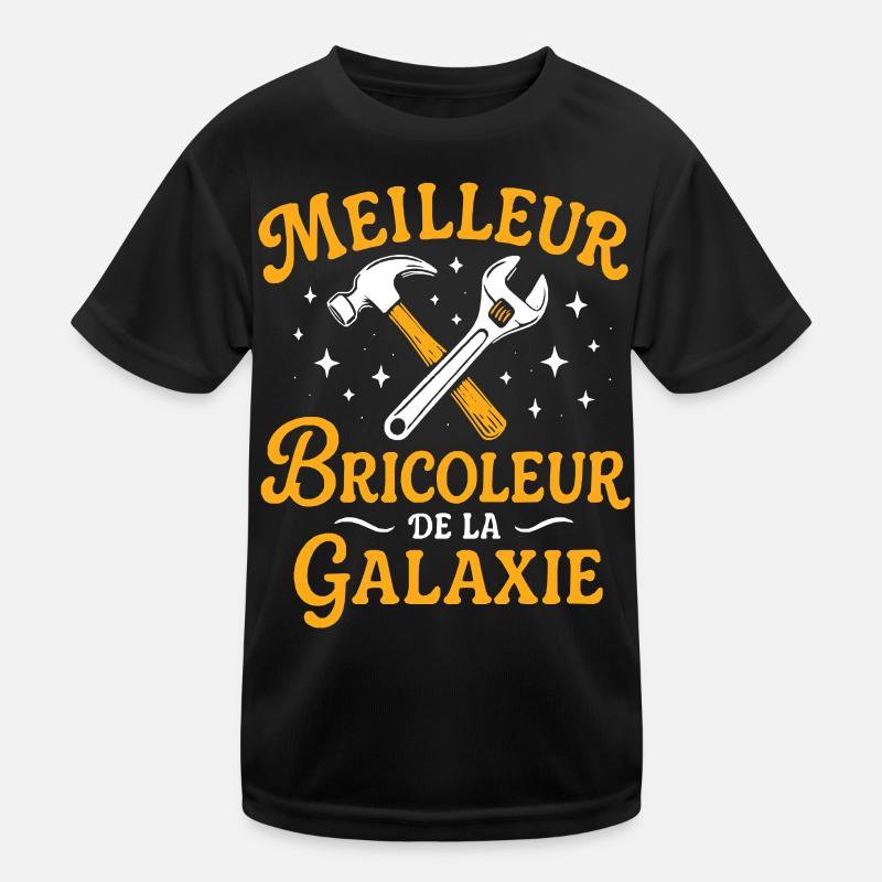 Bester Tüftler der Galaxis Kinder Funktions-T-Shirt