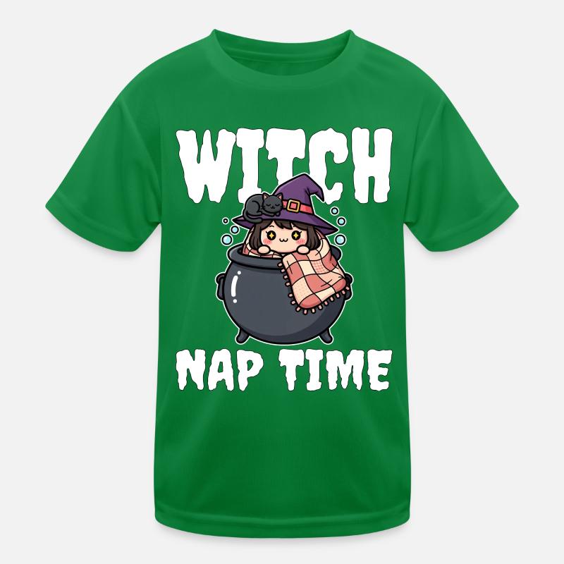 WITCH NAP TIME - WITCH HALLOWEEN Kids Functional T-Shirt