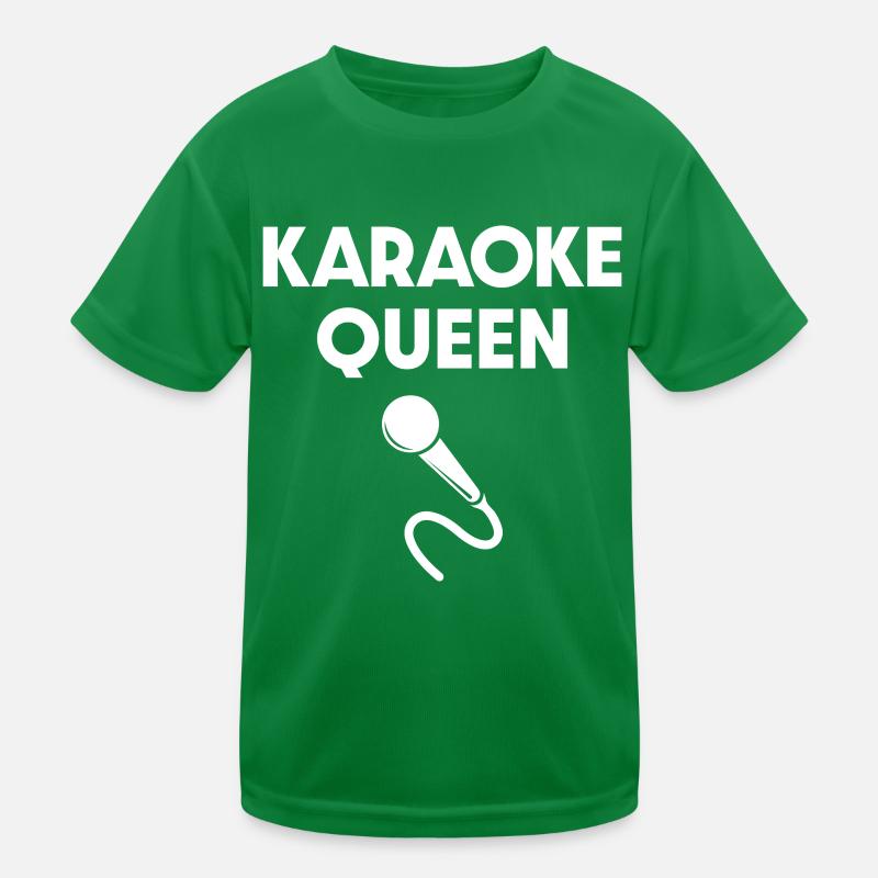 Karaoke-Queen-Mikrofon Kinder Funktions-T-Shirt