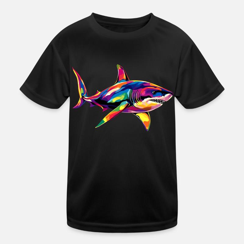 requin requin tigre requin plongeur requins mignons grand requin blanc T-shirt sport Enfant