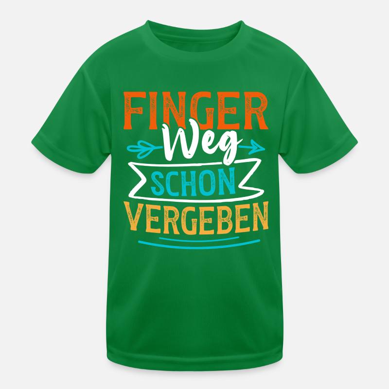 Malle HANDS OFF FORGIVEN Funny Kids Functional T-Shirt