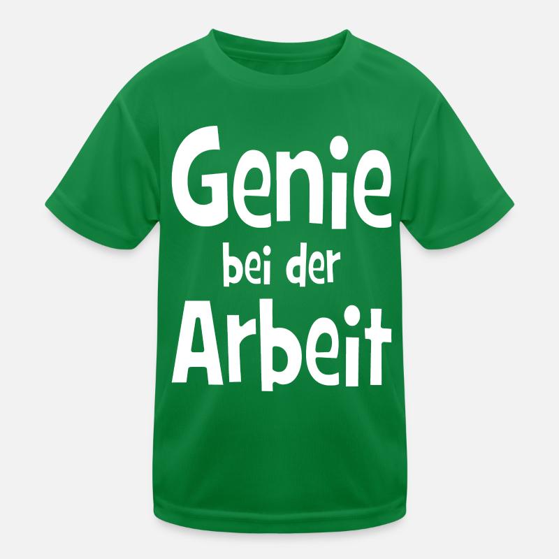 Genius at work - office - job - work Kids Functional T-Shirt