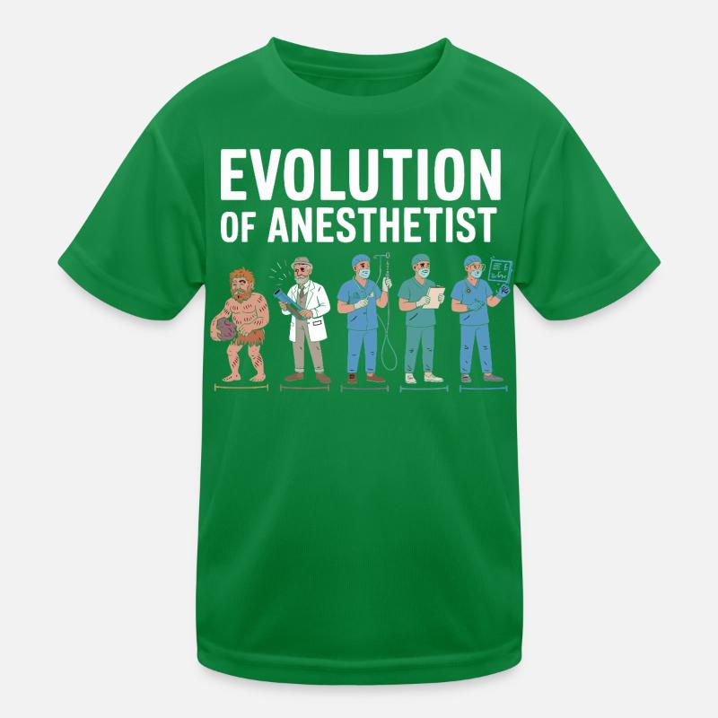 Illustration de l'évolution des anesthésistes T-shirt sport Enfant