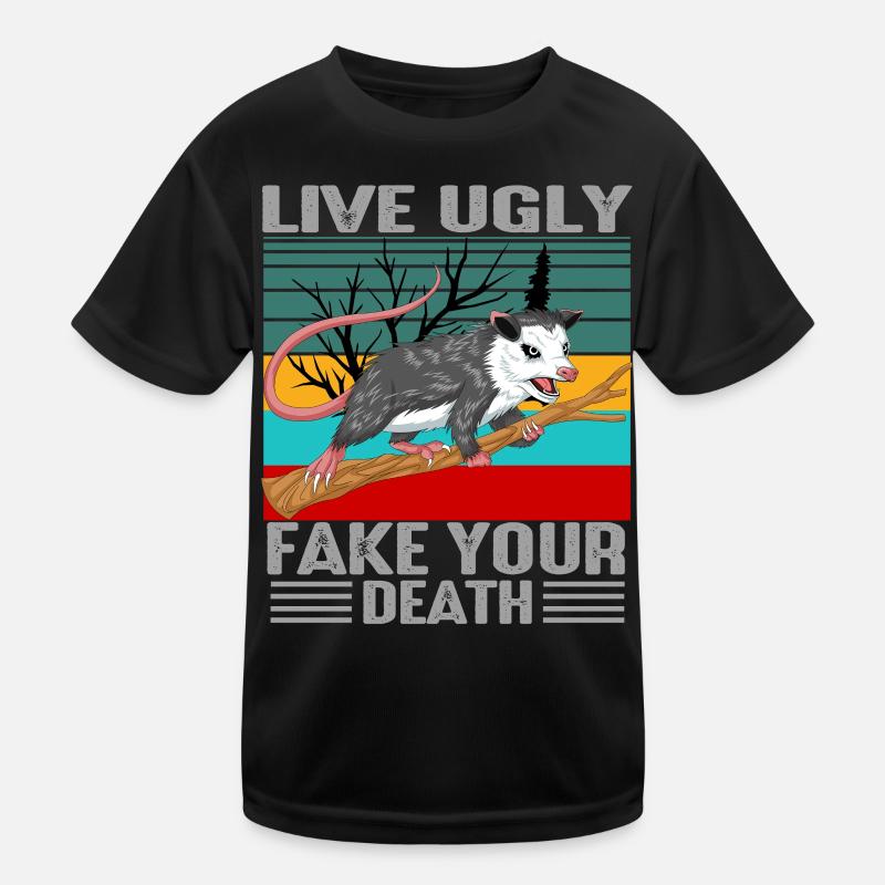 Opossum Kinder Funktions-T-Shirt