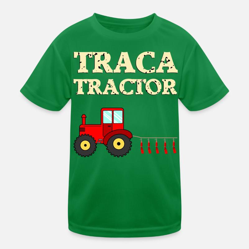Traca Tractor Kids Functional T-Shirt