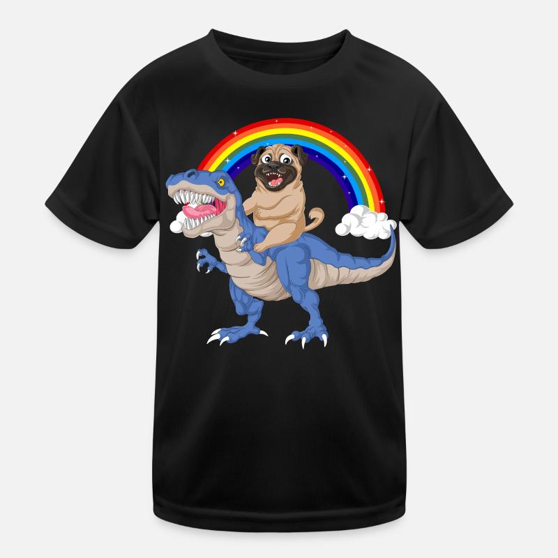 Dummer Mops Kinder Funktions-T-Shirt