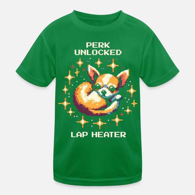 Perk: Lap heating | Chihuahuas Kids Functional T-Shirt