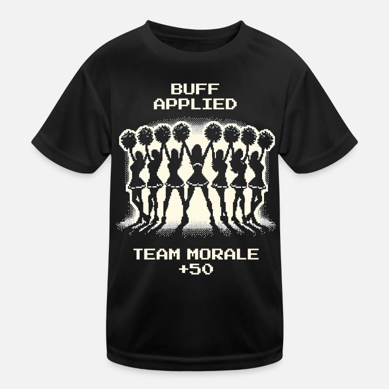 Team Morale +50 | Cheerleading Kids Functional T-Shirt