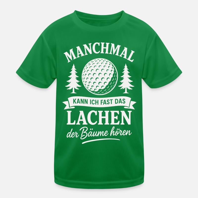 Lustiges Golf Golfer Golfsport Kinder Funktions-T-Shirt