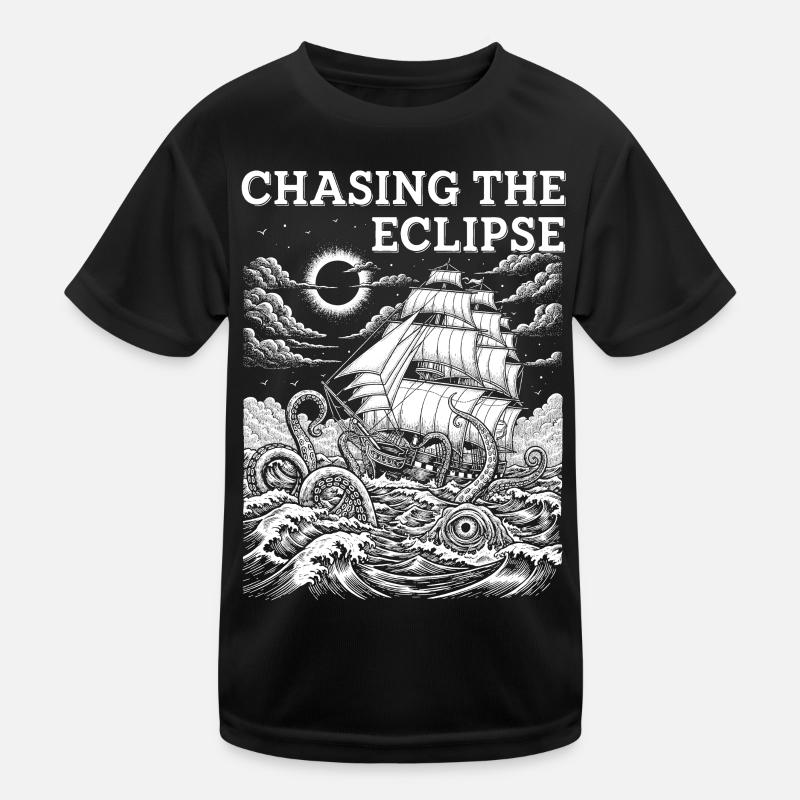 Aventure de l’éclipse solaire T-shirt sport Enfant