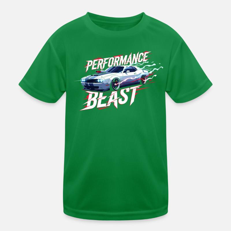 Conception de performance de muscle car T-shirt sport Enfant