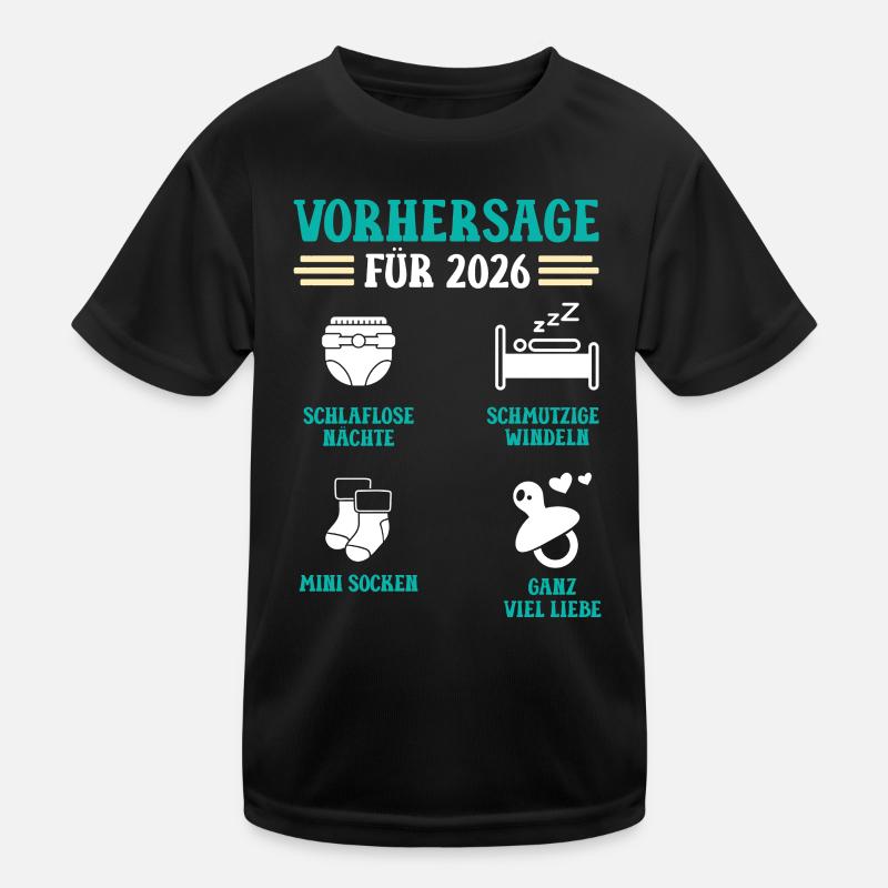 Prédiction de grossesse 2026 drôle T-shirt sport Enfant