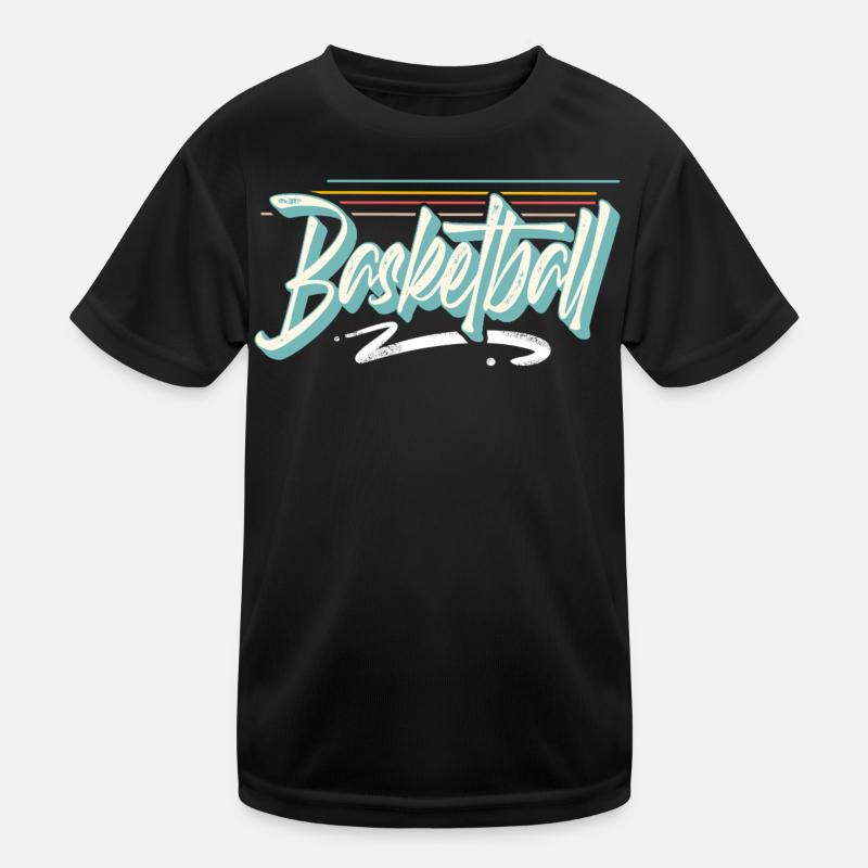 Basketball Kinder Funktions-T-Shirt