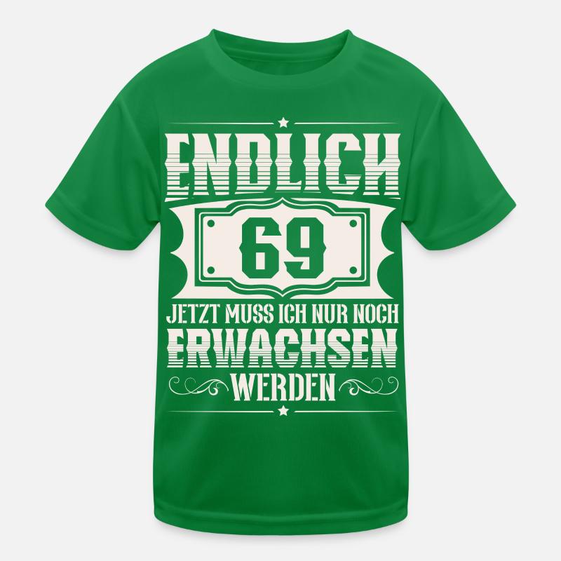 69. Geburtstag Kinder Funktions-T-Shirt