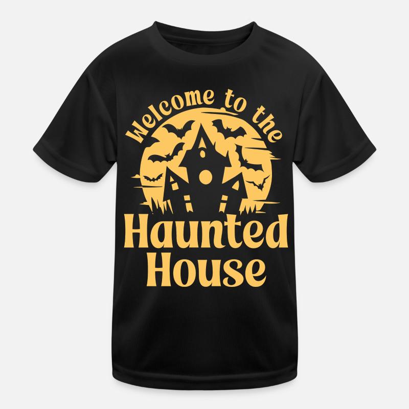Willkommen im Spukhaus Kinder Funktions-T-Shirt