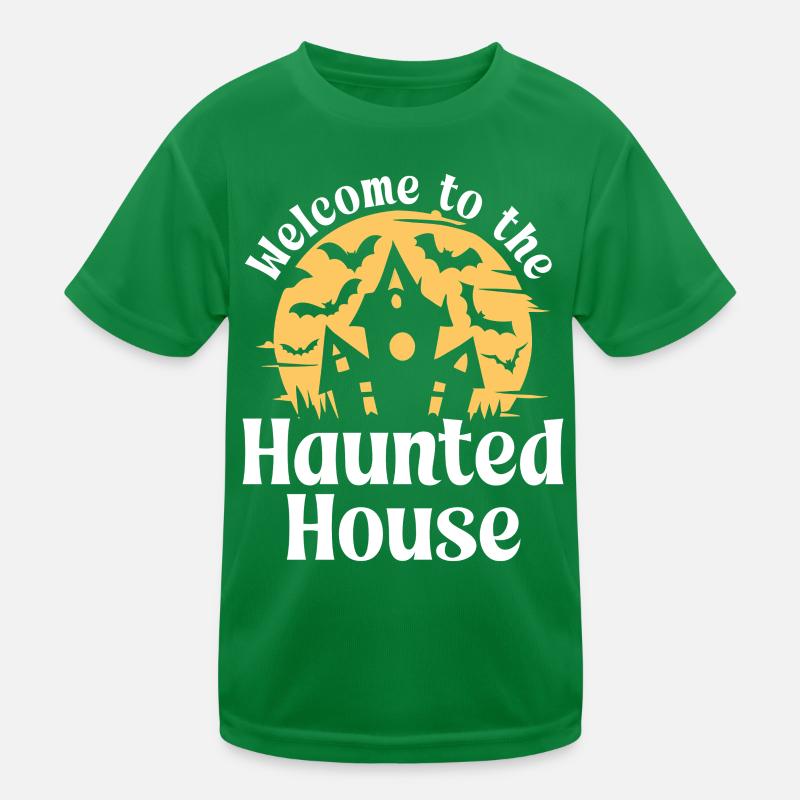 Bienvenue à la maison hantée T-shirt sport Enfant