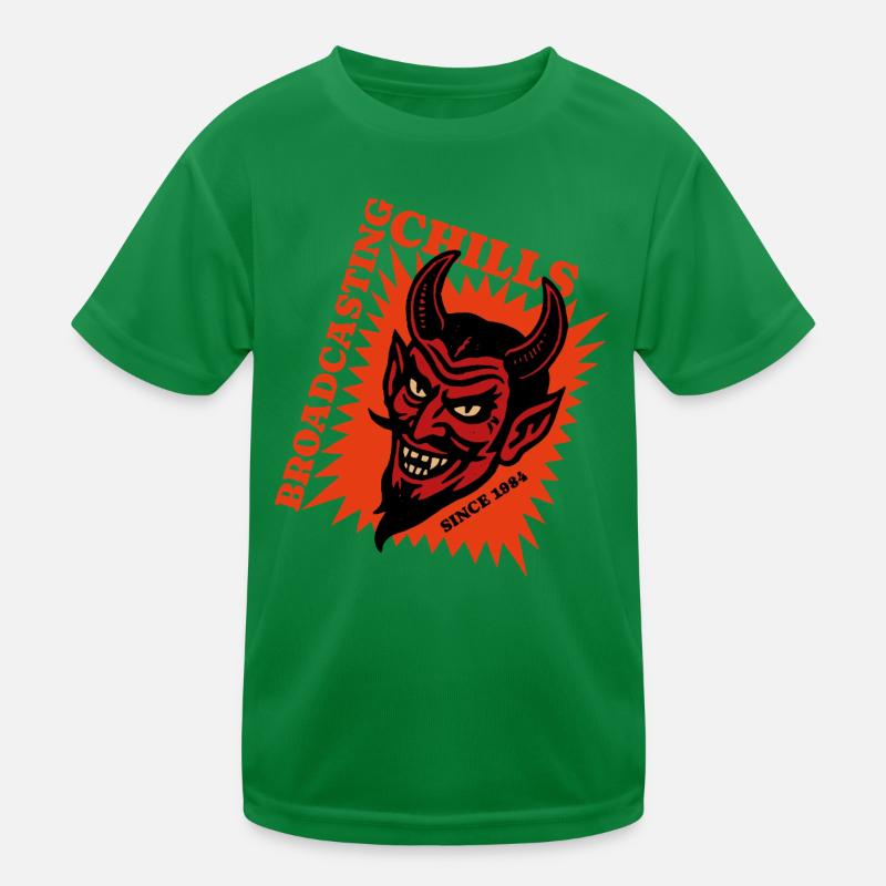Broadcasting Chills - Devil - Teufel Kids Functional T-Shirt