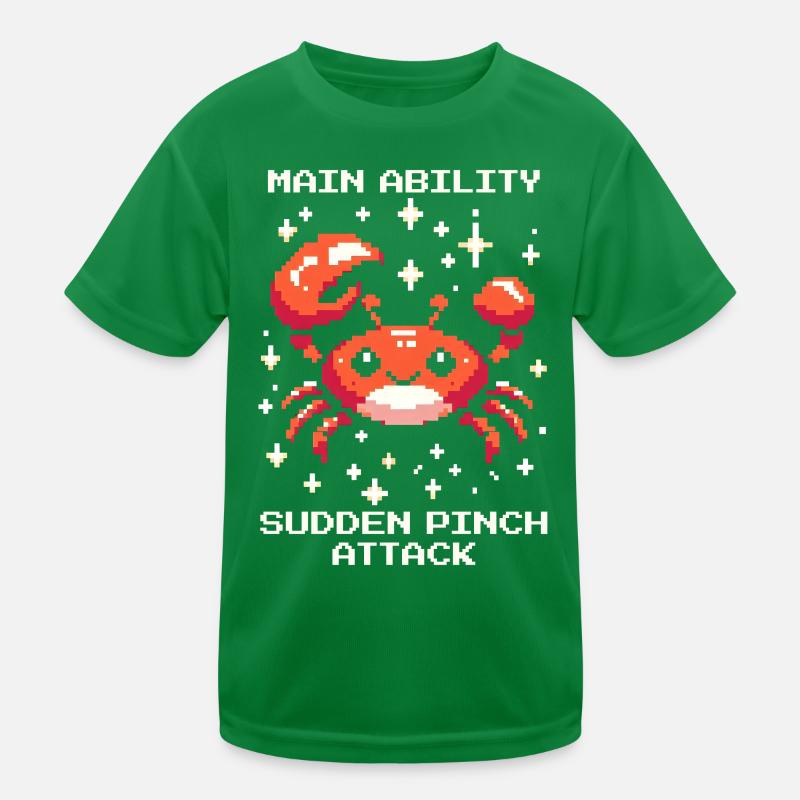 Main Ability: Scissor Snap Attack | Crab Kids Functional T-Shirt