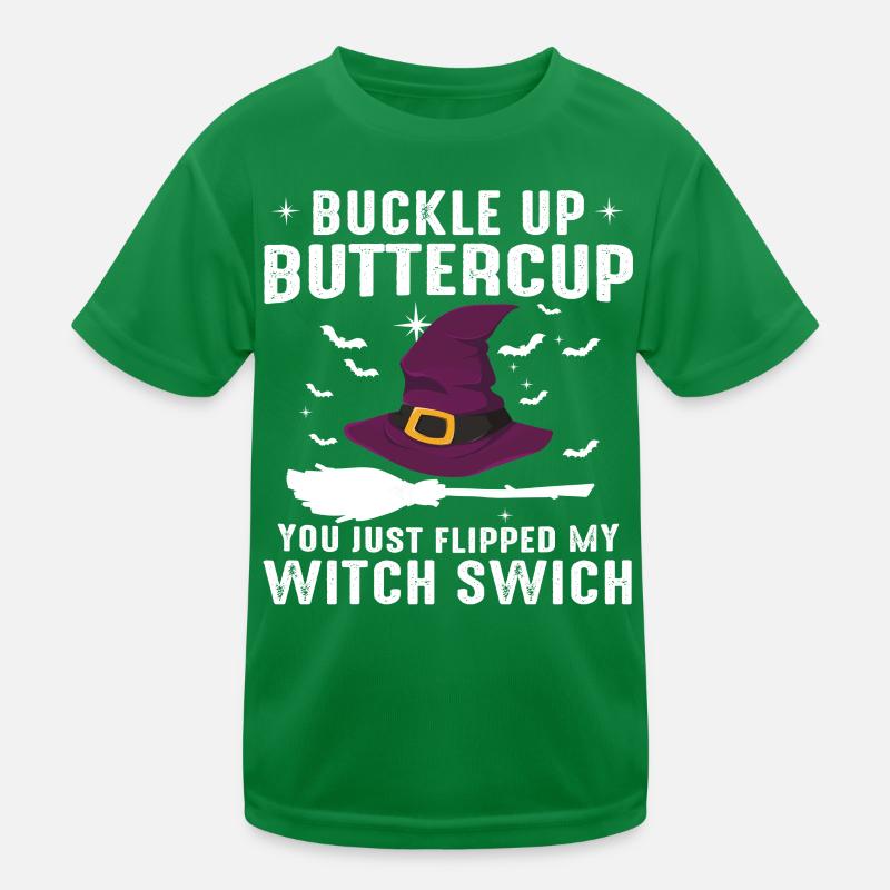 Interrupteur de sorcière Halloween T-shirt sport Enfant