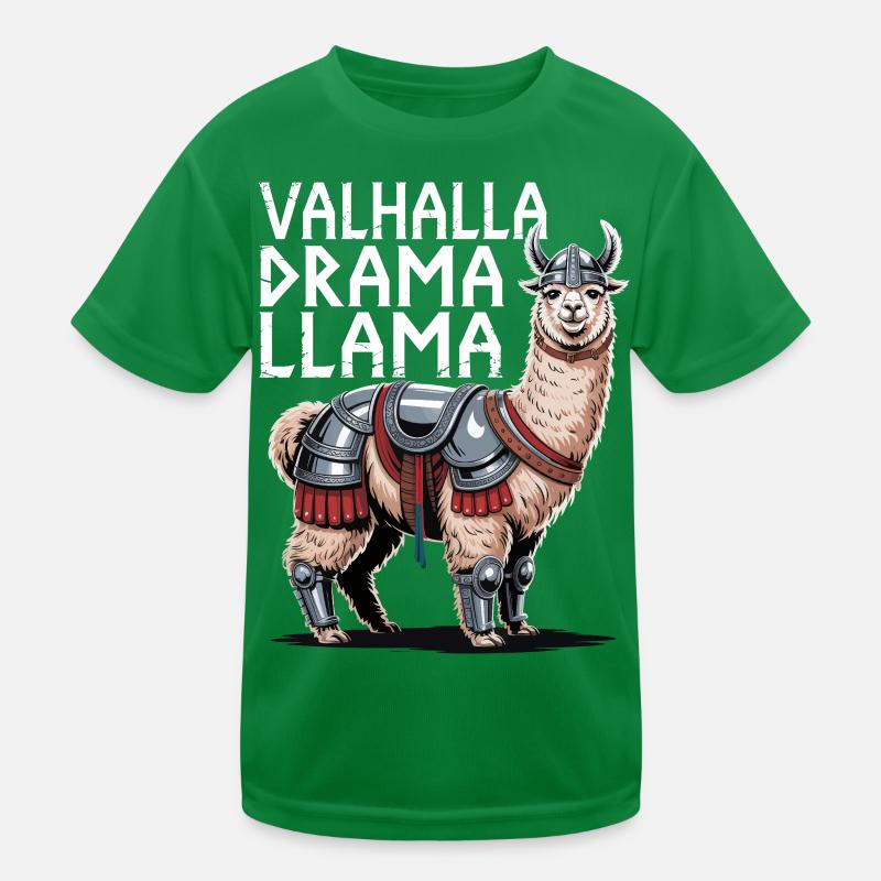 Valhalla Drame Lama T-shirt sport Enfant