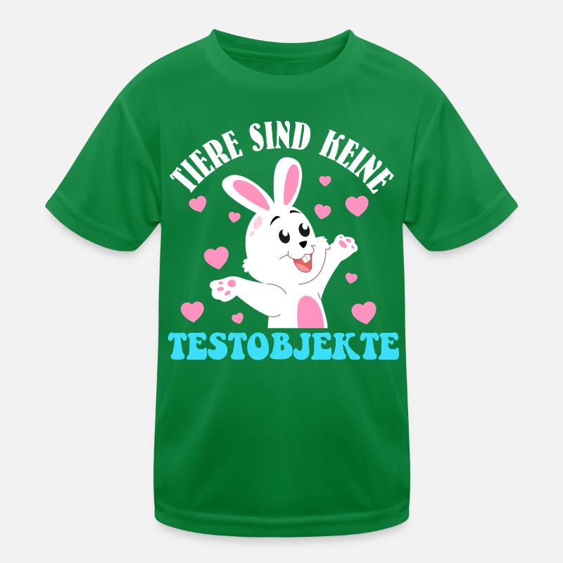 Animal welfare ANIMALS ARE NOT TEST OBJECTS FUNNY Kids Functional T-Shirt