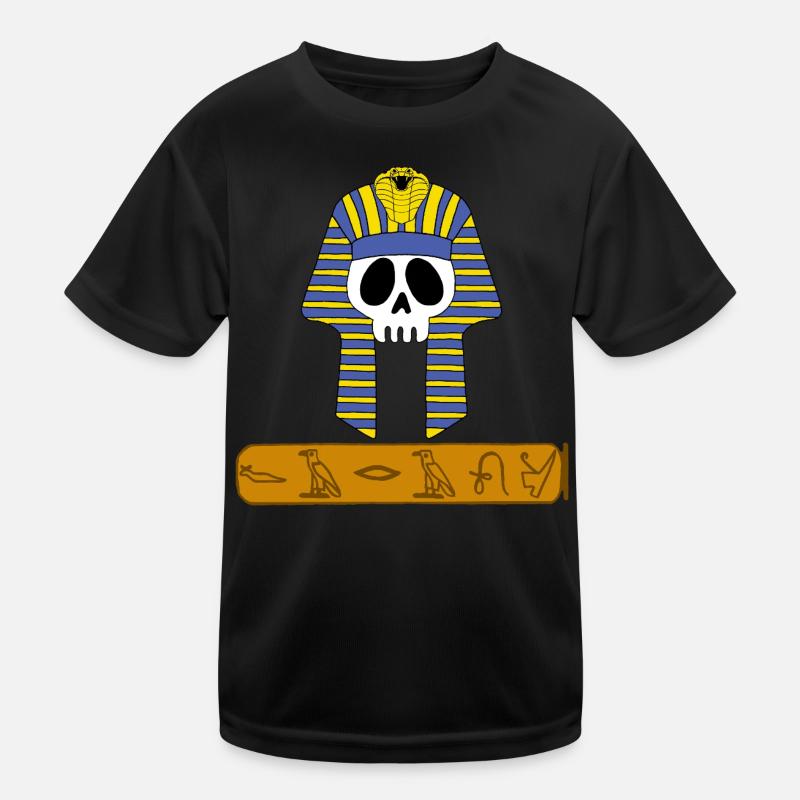 Schädel des Pharaos Kinder Funktions-T-Shirt
