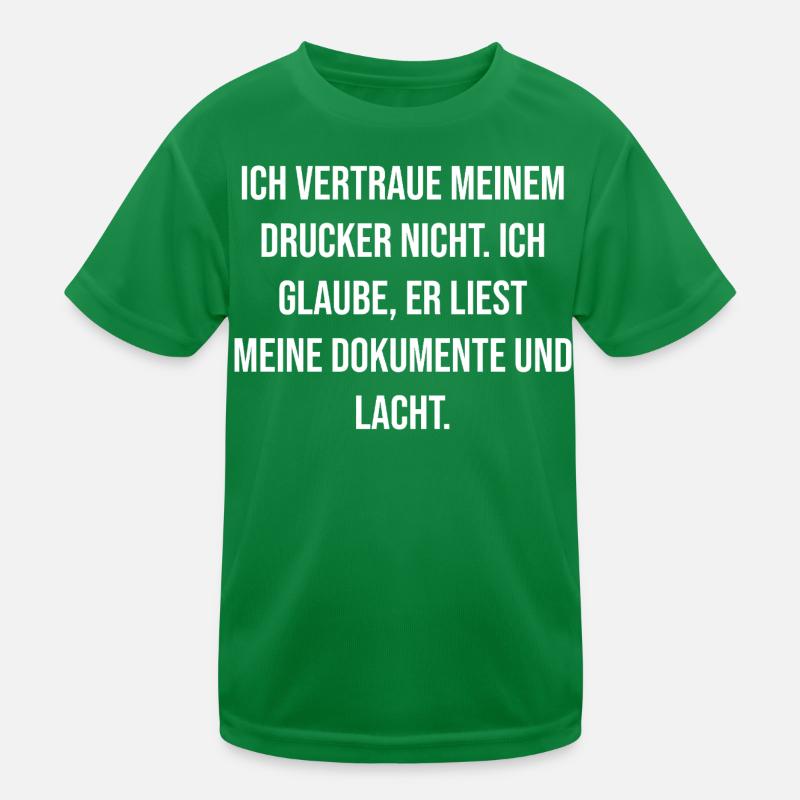 Printer's joke – document joke Kids Functional T-Shirt
