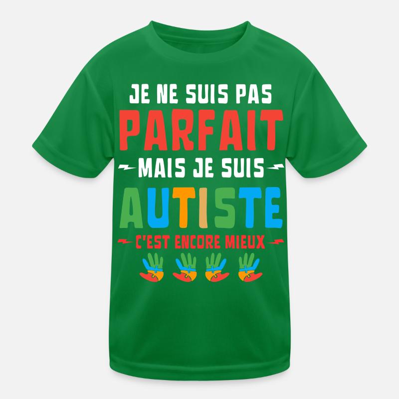 ICH BIN NICHT PERFEKT, ABER AUTISTISCH Kinder Funktions-T-Shirt