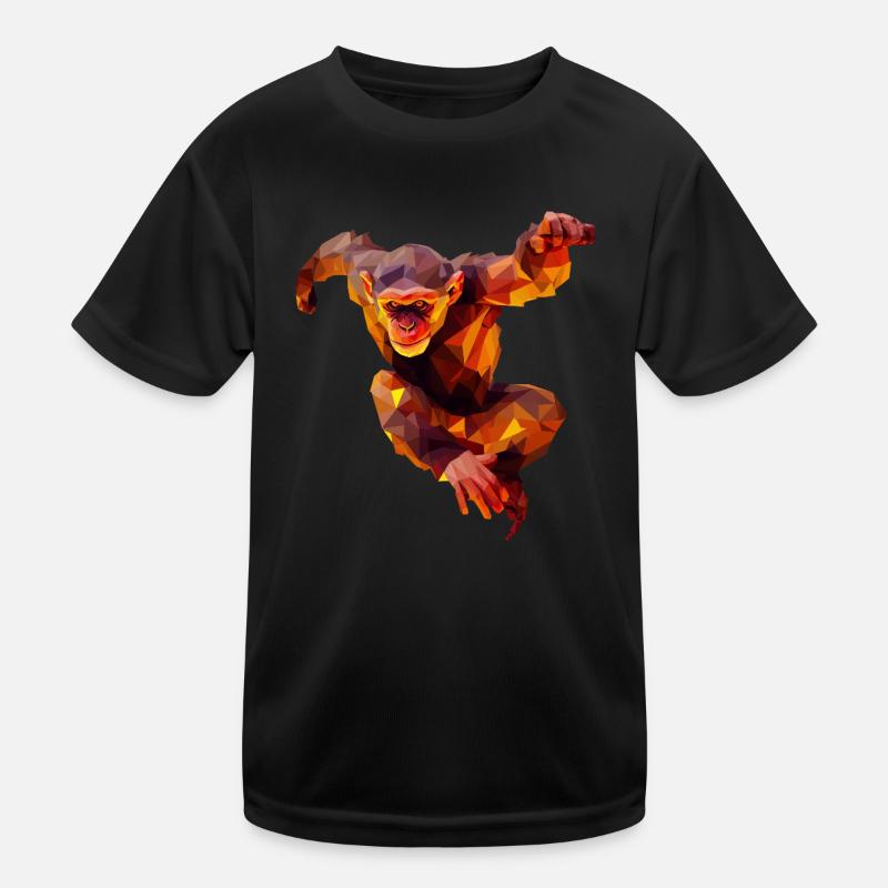 Polygon Orangutan Sprinter Kinder Funktions-T-Shirt