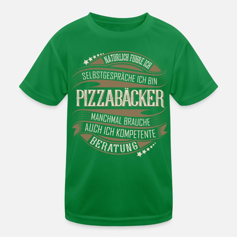 Pizzabäcker Kinder Funktions-T-Shirt