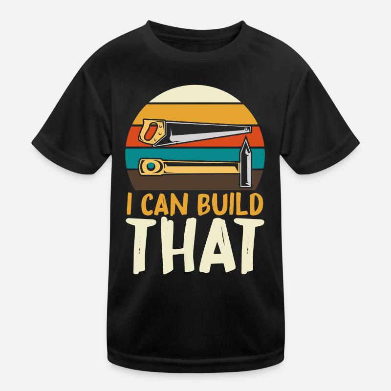 Ich kann das bauen DIY Kinder Funktions-T-Shirt