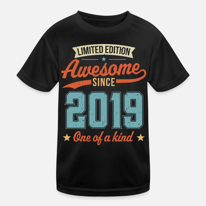 Awesome Since 2019 Kids Functional T-Shirt