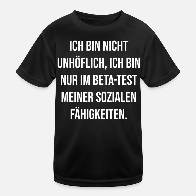 Beta-Test Sozialkompetenz Kinder Funktions-T-Shirt
