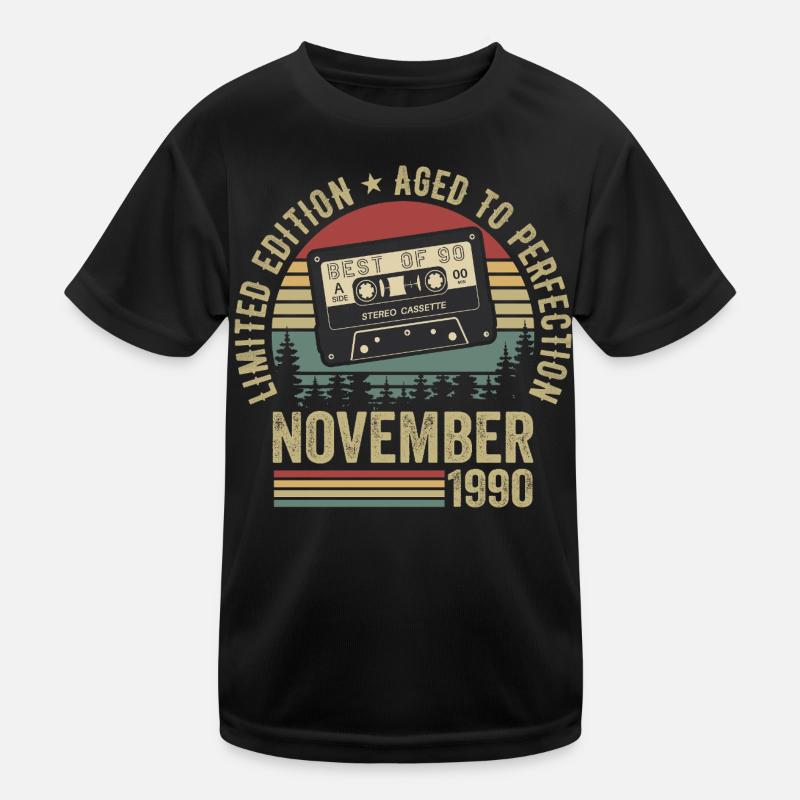 November 1990 Kinder Funktions-T-Shirt