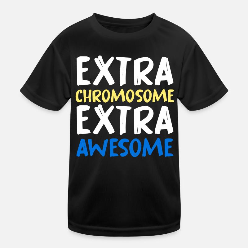 Extra Chromosome Extra Awesome Kids Functional T-Shirt