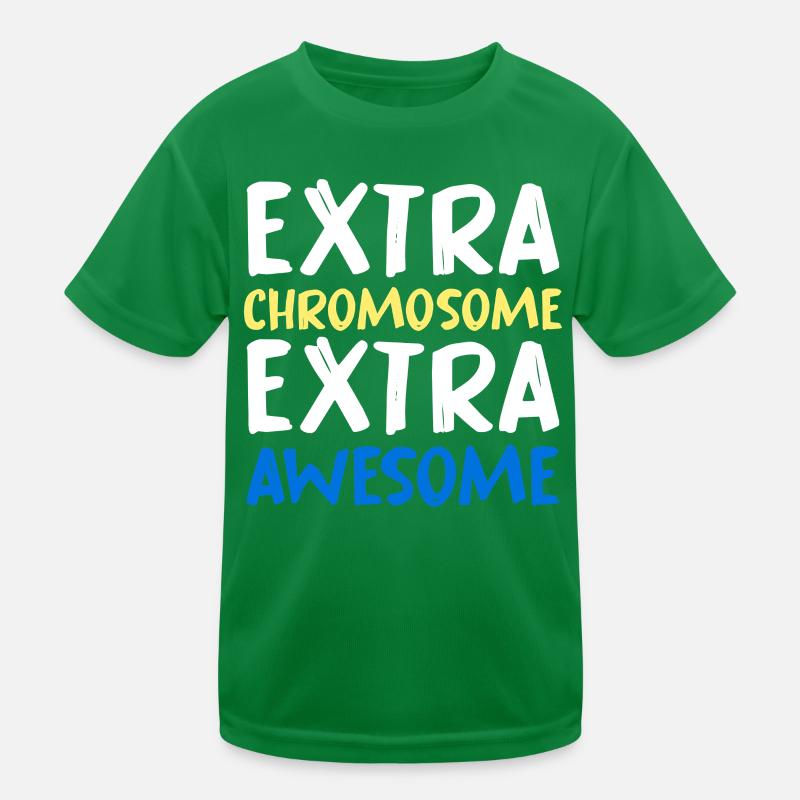 Extra Chromosome Extra Awesome Kids Functional T-Shirt