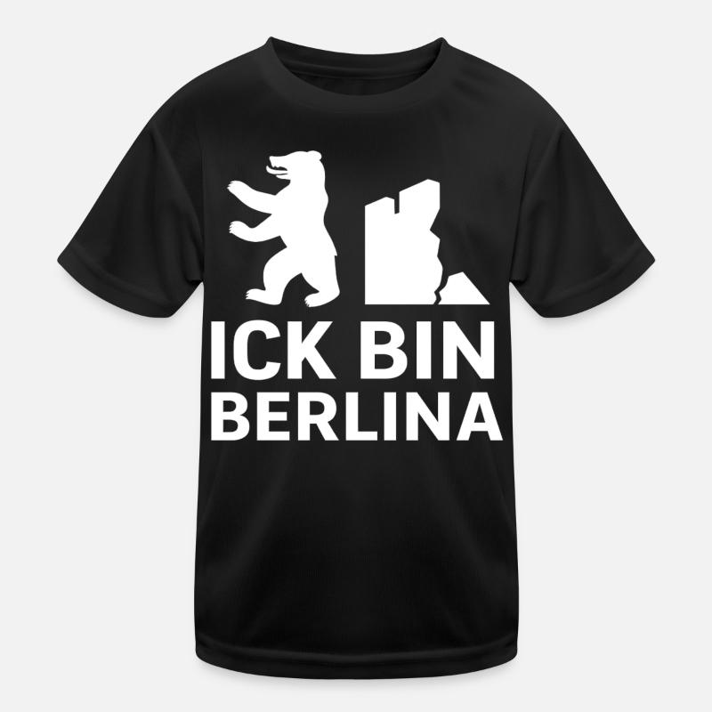 Ick bin Berlina Kinder Funktions-T-Shirt