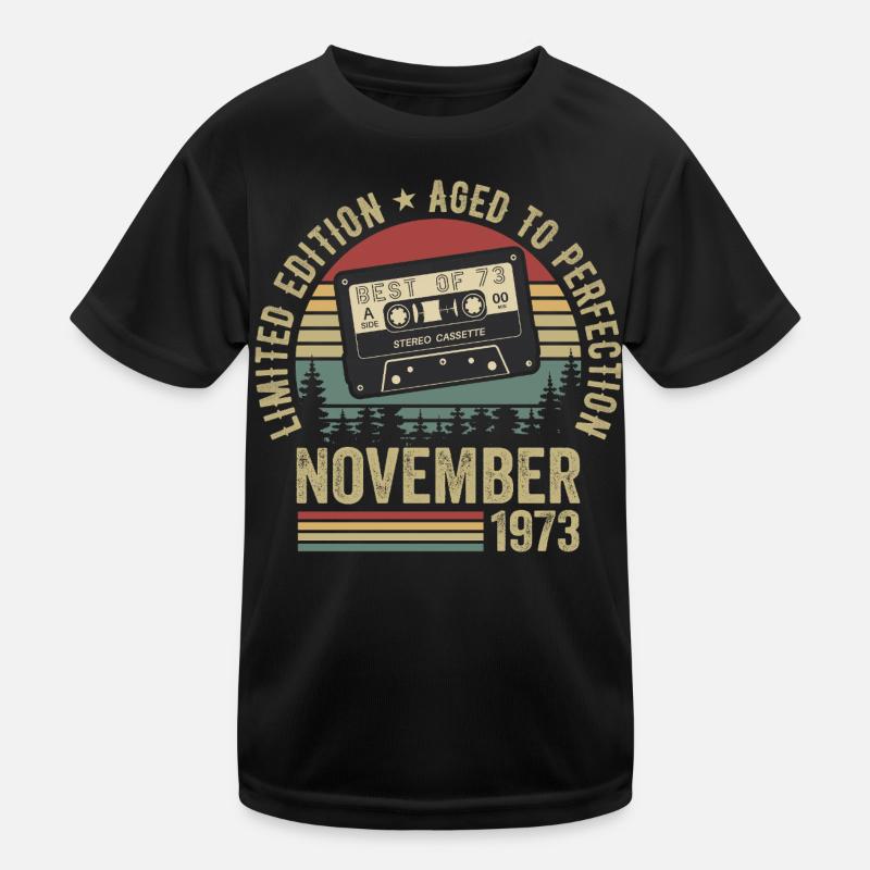 November 1973 Kids Functional T-Shirt