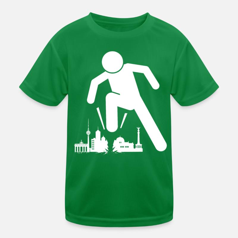 Berlin is ugly skyline Kids Functional T-Shirt