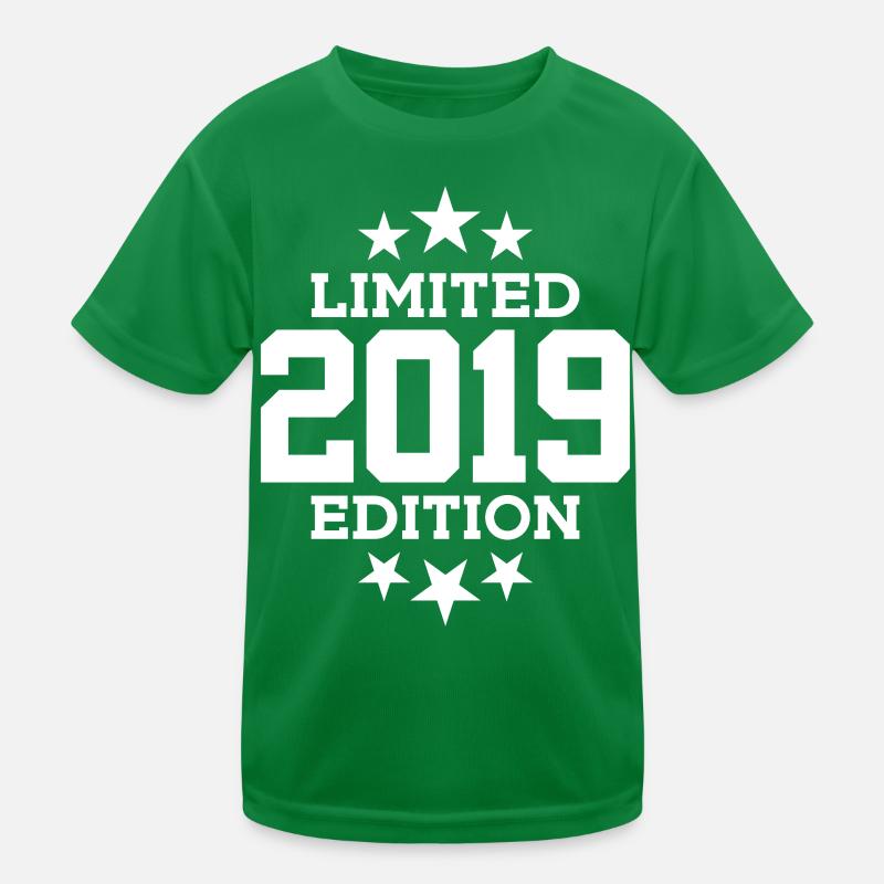 LIMITED EDITION 2019 7. GEBURTSTAG Kinder Funktions-T-Shirt