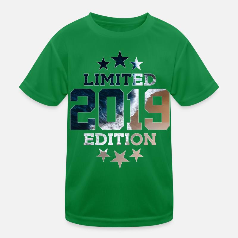 LIMITED EDITION 2019 7. GEBURTSTAG Kinder Funktions-T-Shirt
