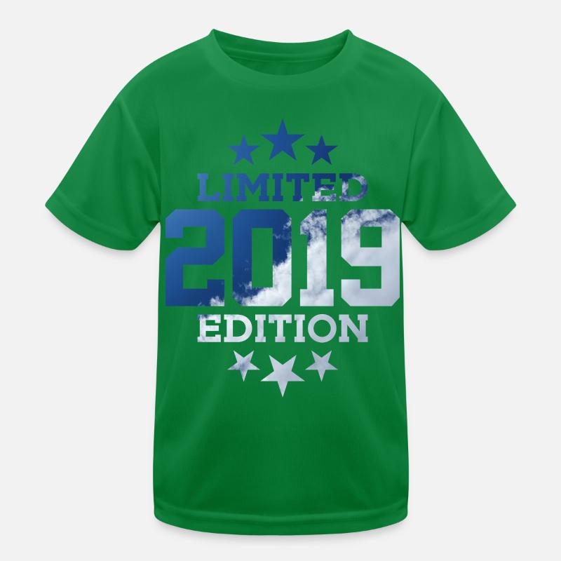 LIMITED EDITION 2019 7. GEBURTSTAG Kinder Funktions-T-Shirt