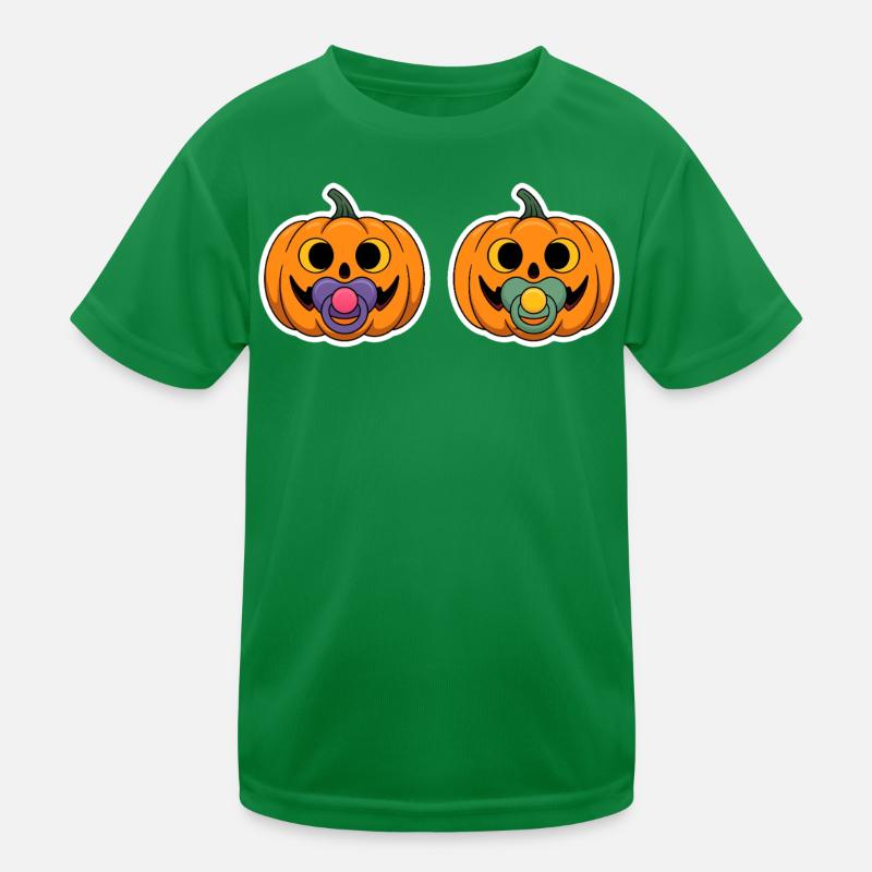 Pumpkin pacifier grimaces Kids Functional T-Shirt