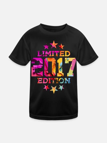 ÉDITION LIMITÉE 2017 9E ANNIVERSAIRE - T-shirt sport Enfant - noir - Devant