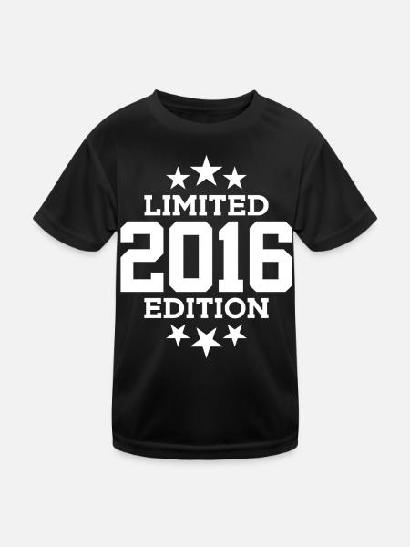 ÉDITION LIMITÉE 2016 10E ANNIVERSAIRE - T-shirt sport Enfant - noir - Devant