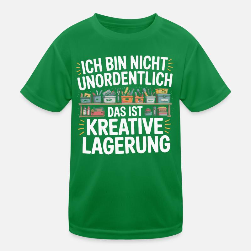 Creative Storage – Messiness with Style Kids Functional T-Shirt