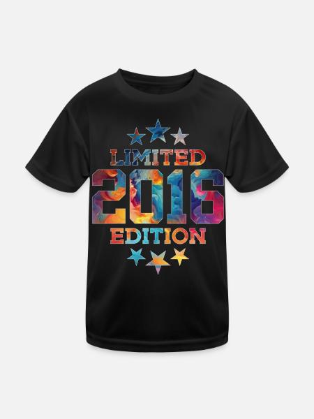 ÉDITION LIMITÉE 2016 10E ANNIVERSAIRE - T-shirt sport Enfant - noir - Devant