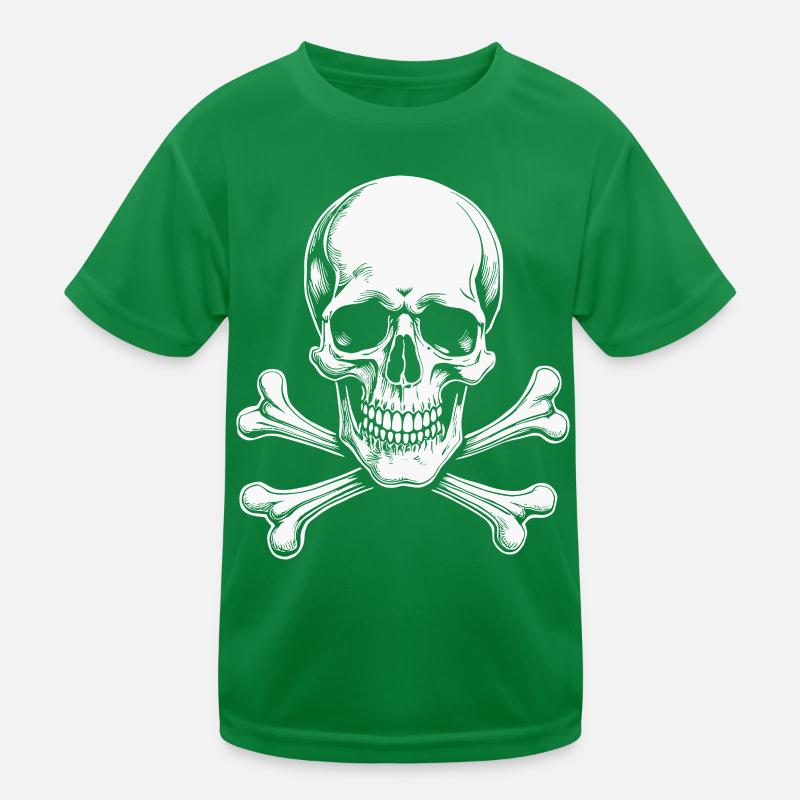 Crâne Jolly Roger classique T-shirt sport Enfant