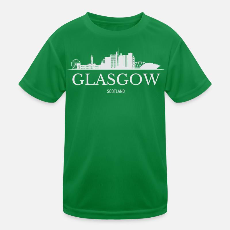 Glasgow Skyline, Glasgow, Écosse T-shirt sport Enfant